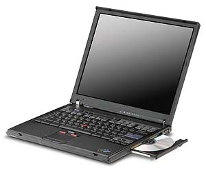 IBM ThinkPad T42 s větším displejem