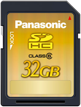 První 32 GB karta SDHC od Panasonicu