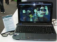 notebook Acer s podporou 3D filmů