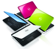 Mini notebooky Dell, HP a MSI vybavené Atomem N450