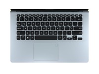 Asus VivoBook S14 S430UA - jednoduchá klávesnice, jednolitý touchpad