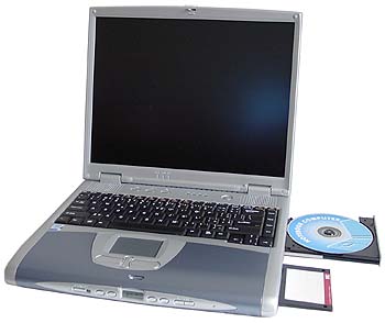 UMAX ActionBook 950T - první notebook s P4 v našem testu