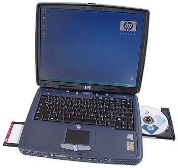 HP Omnibook XE3 - dotažený do detailu