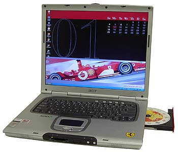 Acer Ferrari 3000 - sporťák za 60 tisíc