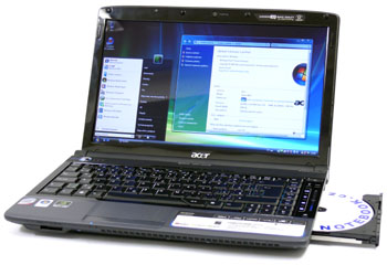 Acer Aspire 4935G - 16:9 v menším balení