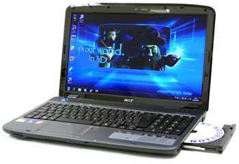 Acer Aspire 5738DG - první notebook s 3D obrazem