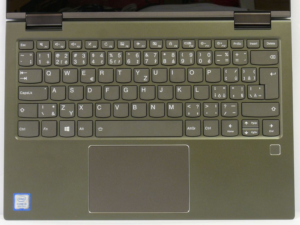 Lenovo YOGA 730-13IKB - pracovní plocha notebooku