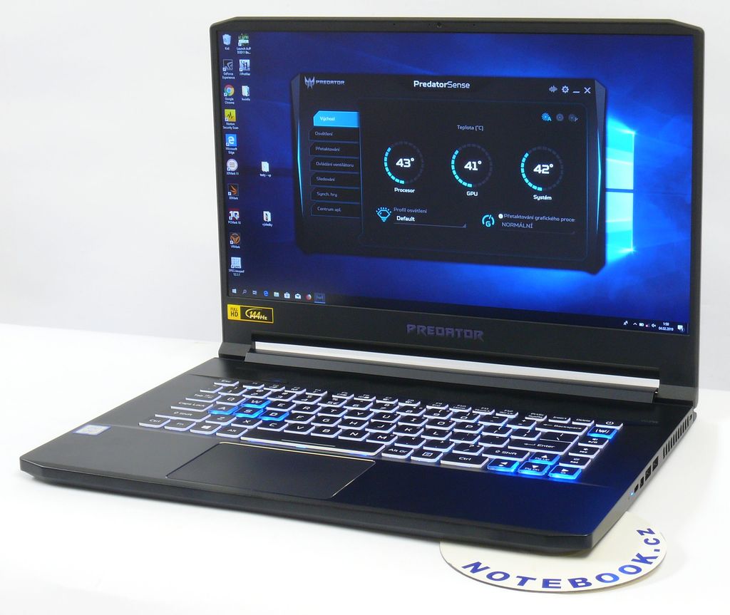 herní notebook Acer Predator Triton 500 (PT515-51)
