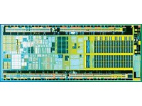 pohled na vnitřní uspořádání Intelu Atom "Diamondville"