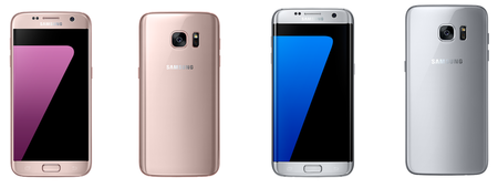 Samsung Galaxy S7 edge rozšiřují barevnou řadu o růžovou a stříbrnou