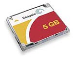 Seagate ohlásil 5GB HDD ve formátu CF II