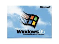 Windows 95 SR2 při startu...