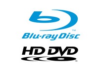 Loga technologii Blue-ray a HD-DVD