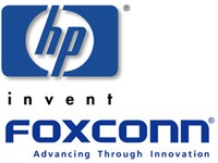 Loga HP a Foxconn