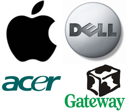Apple, Acer, Dell a Gateway žalováni