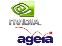 Logo NVIDIA a Ageia