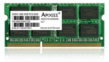 1066MHz DDR3 paměti pro notebooky