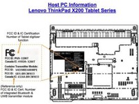 dokumentace FCC k tabletu od Lenova