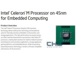 Intel údajně chystá velmi úsporný Celeron M