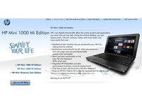 netbook HP Mini 1000 Mi