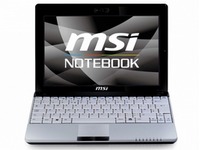 malý notebook MSI Wind U123