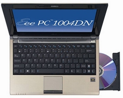 ASUS Eee PC 1004DN s optickou mechanikou