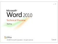 Bude takto vypadat zkušební verze Office Word 2010?