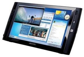 Tablet Archos 9 s Windows 7 podrobněji