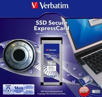 Verbatim nabízí ExpressCard SSD se šifrováním