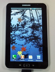 Video zobrazující tablet Samsung Galaxy Tab