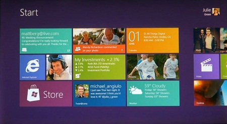 Microsoft poprvé ukázal Windows 8