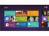 Startovní obrazovka Windows 8