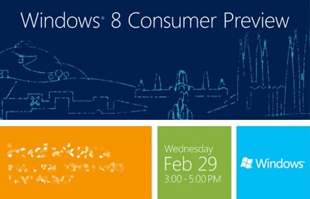 Microsoft uvolnil Windows 8 Consumer Preview 