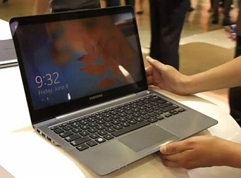 Samsung představil ultrabook s dotykovým displejem