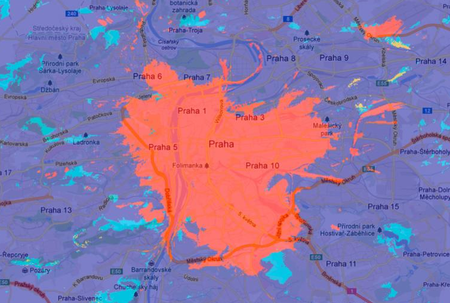 LTE datová síť O2 roste, nově pokryje další části Prahy