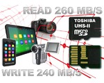 Toshiba vydává první microSD standardu UHS-II