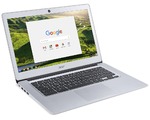 Acer Chromebook 14 – první se 14 hod výdrží, 14“ Full HD IPS, kompletně kovovým šasi a USB 3.1