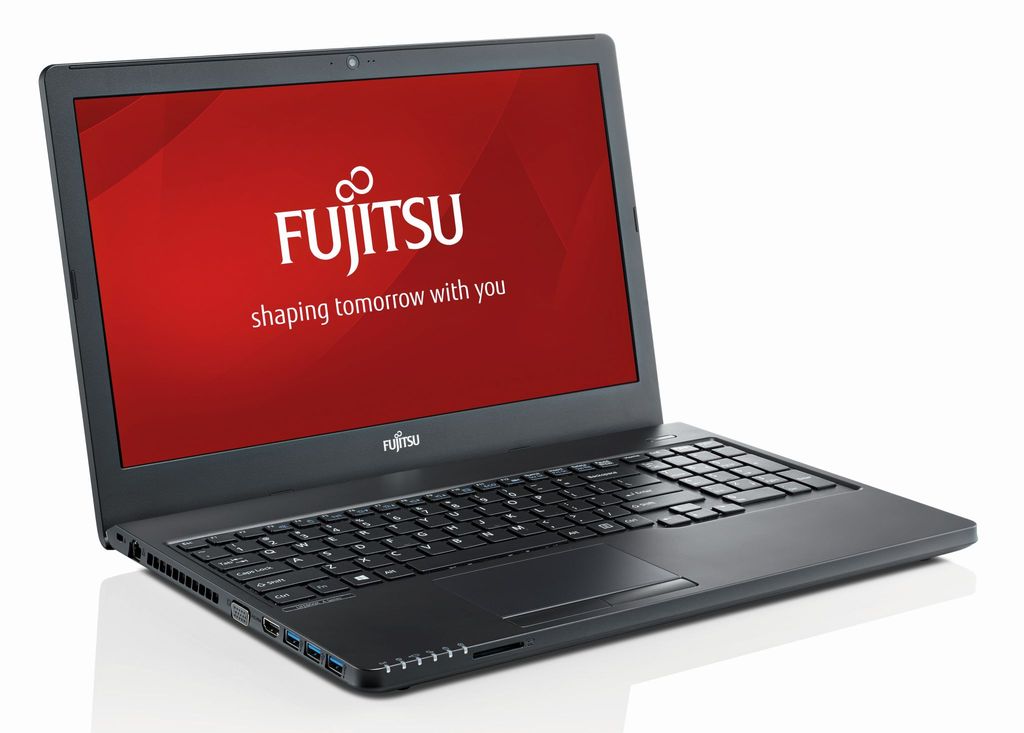 Fujitsu Lifebook A357 - levý bok s většinou rozhraní