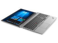 Lenovo ThinkPad E580 - stříbrne provedení - víko lze otevřít do úhlu 180°