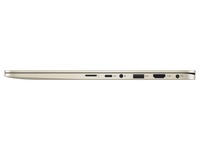 ASUS ZenBook Flip 14 (UX461FA) - pravý bok s konektory