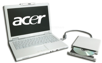 Acer TravelMate 3022 - bílý prcek