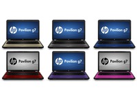 HP Pavilion G7 - barevné varianty