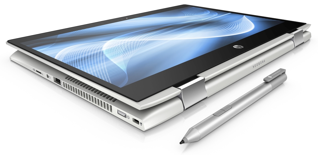konvertibilní notebook HP ProBook x360 440 G1 - režim tablet, volitelné aktivní pero