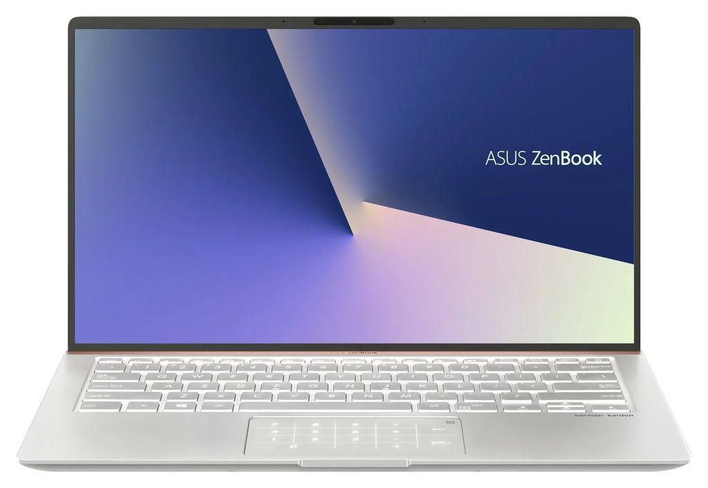 notebook Asus ZenBook 14 UX433 ve stříbrném provedení
