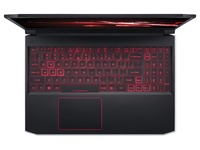herní notebook Acer Nitro 7 (AN715-51) - pracovní plocha, klávesnice a touchpad