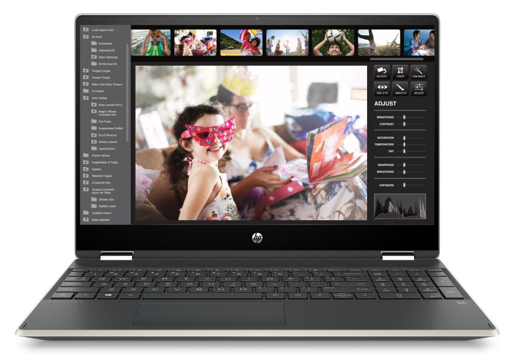 konvertibilní notebook HP Pavilion x360 15 - generace 2019 Q2