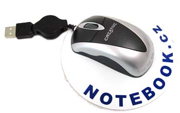 Creative pro notebooky - optická myš s navijákem