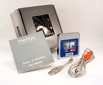 Prestigio Pocket Drive - 20 Giga v kapse