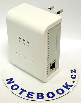 NETGEAR Powerline HD Ethernet Adapter - 200 Mbps v elektrické zásuvce