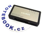 Zignum CR-859B - elegantní čtečka s USB hubem